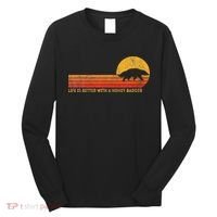 Life Is Better With A Honey Badger Long Sleeve Shirt thumb 0