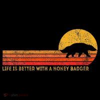 Life Is Better With A Honey Badger Long Sleeve Shirt thumb 2