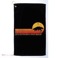 Life Is Better With A Honey Badger Golf Towel thumb 0