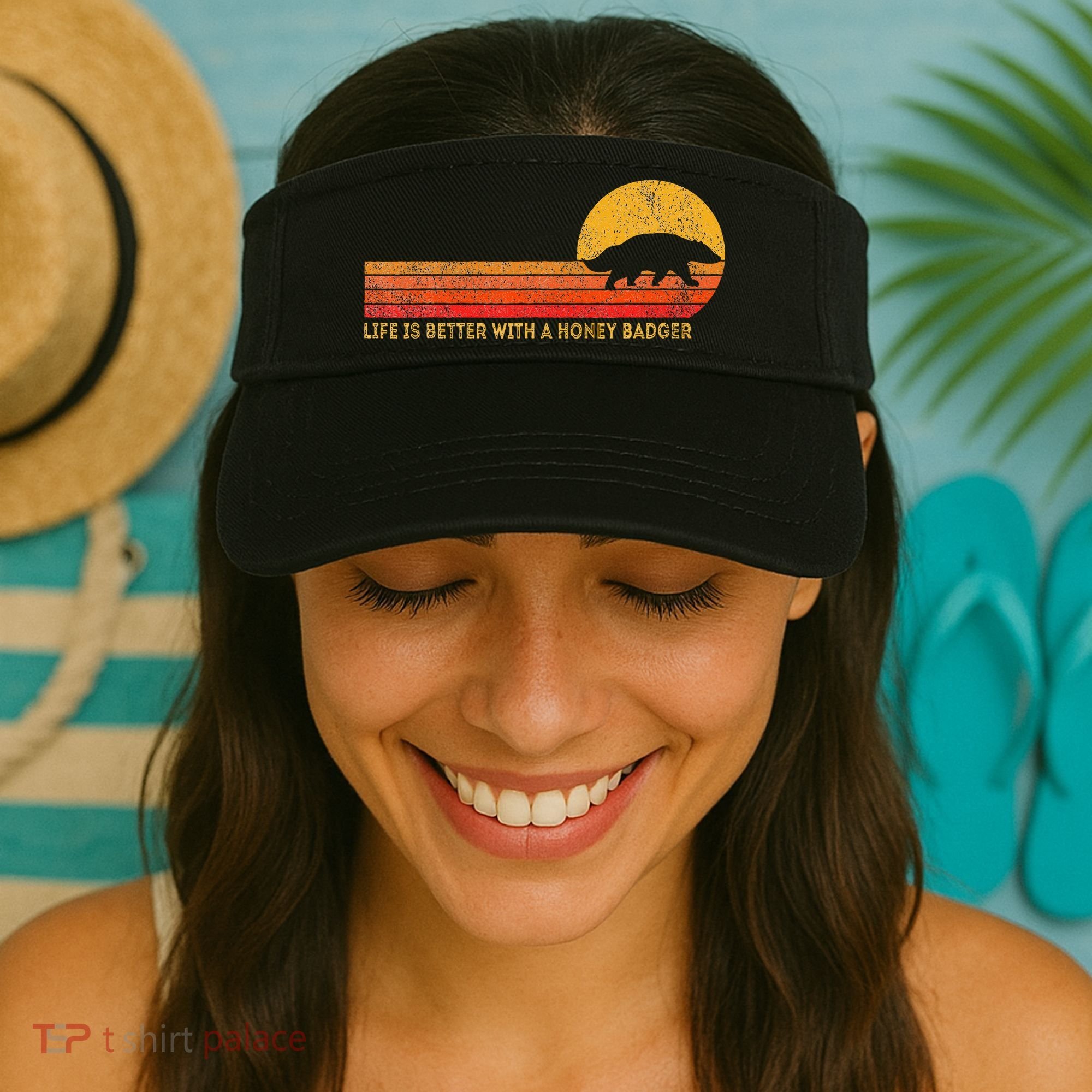 Life Is Better With A Honey Badger Visor
