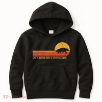 Life Is Better With A Honey Badger Kids Hoodie thumb 0
