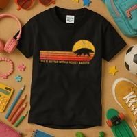 Life Is Better With A Honey Badger Kids T-Shirt thumb 3