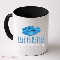 Life Is Better Pontoon Captain At The Lake Boat Meaningful Gift Coffee Mug thumb 0