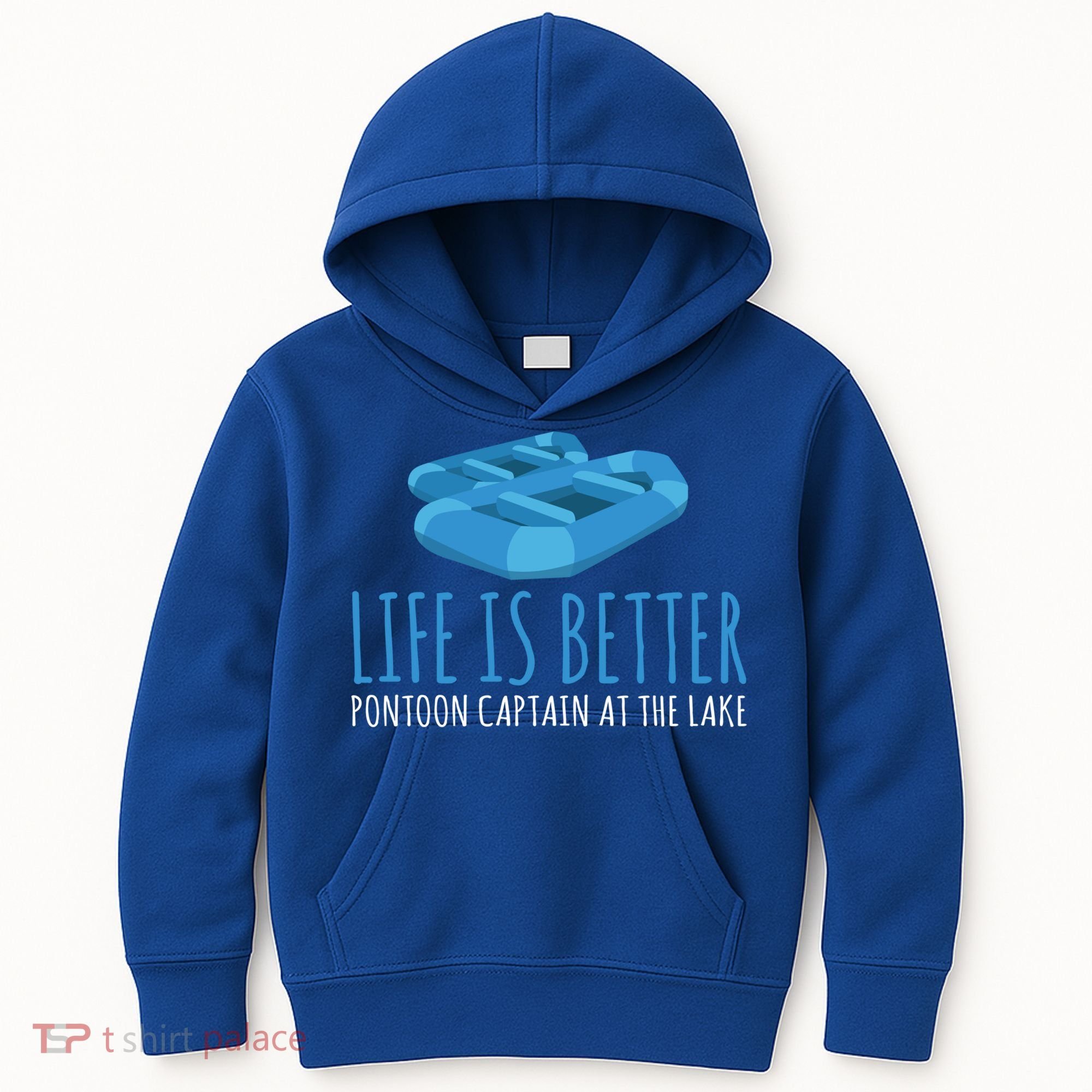 Life Is Better Pontoon Captain At The Lake Boat Meaningful Gift Kids Hoodie