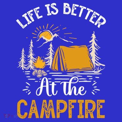 Life Is Better At The Campfire Meaningful Gift Ladies Essential Flowy Tank