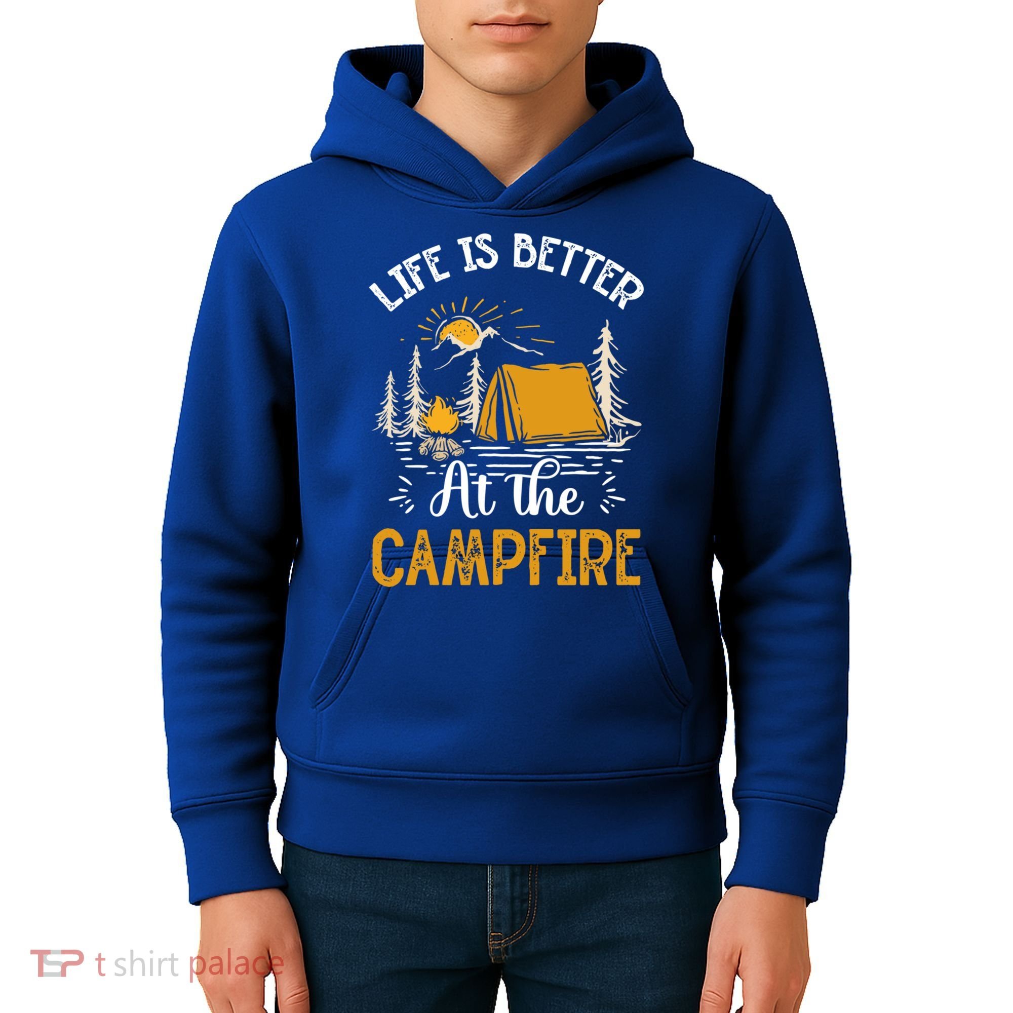 Life Is Better At The Campfire Meaningful Gift Kids Hoodie
