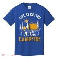 Life Is Better At The Campfire Meaningful Gift Kids T-Shirt thumb 0