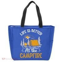 Life Is Better At The Campfire Meaningful Gift Tote Bag thumb 0