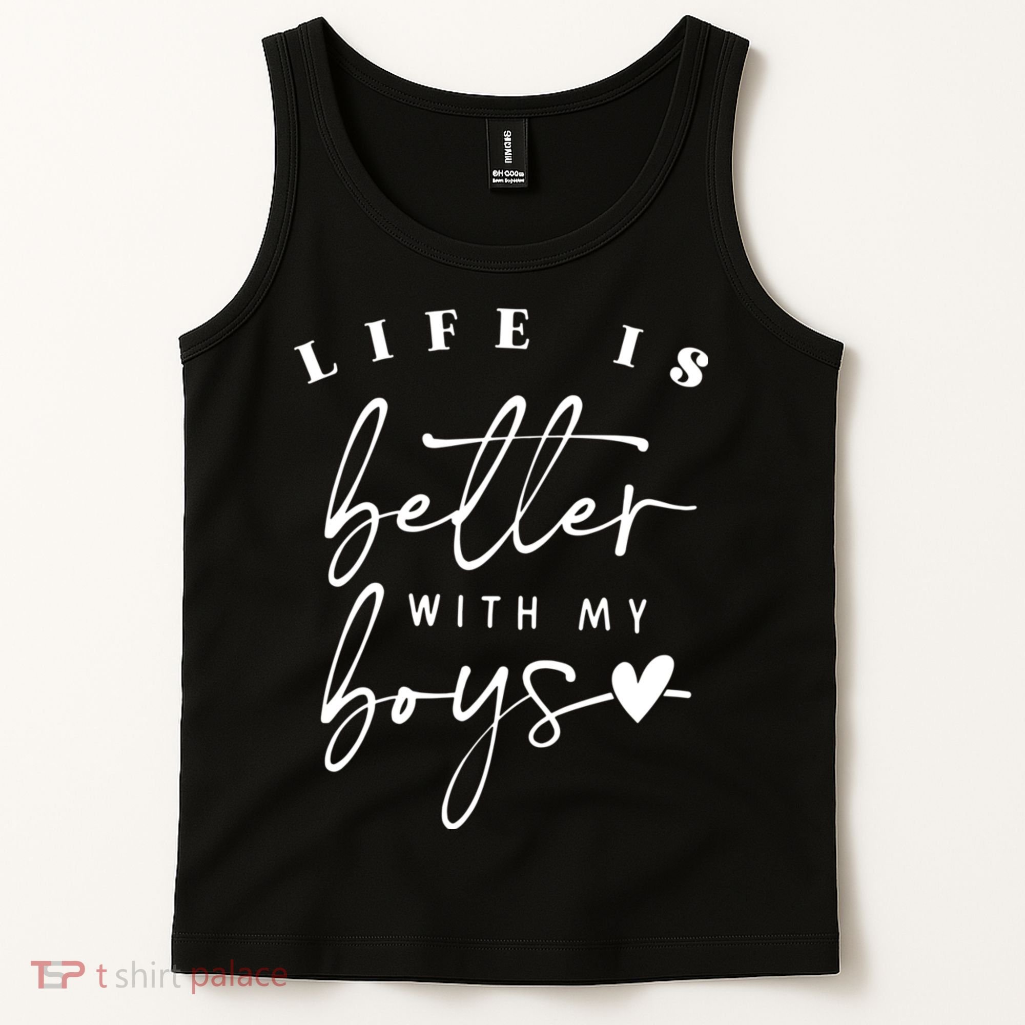 Life Is Better With My Boy Mom Boy Mama Mothers Day Tank Top