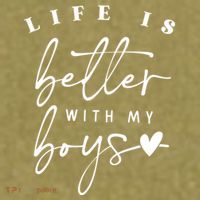 Life Is Better With My Boy Mom Boy Mama Mothers Day Garment-Dyed Women's Muscle Tee thumb 6