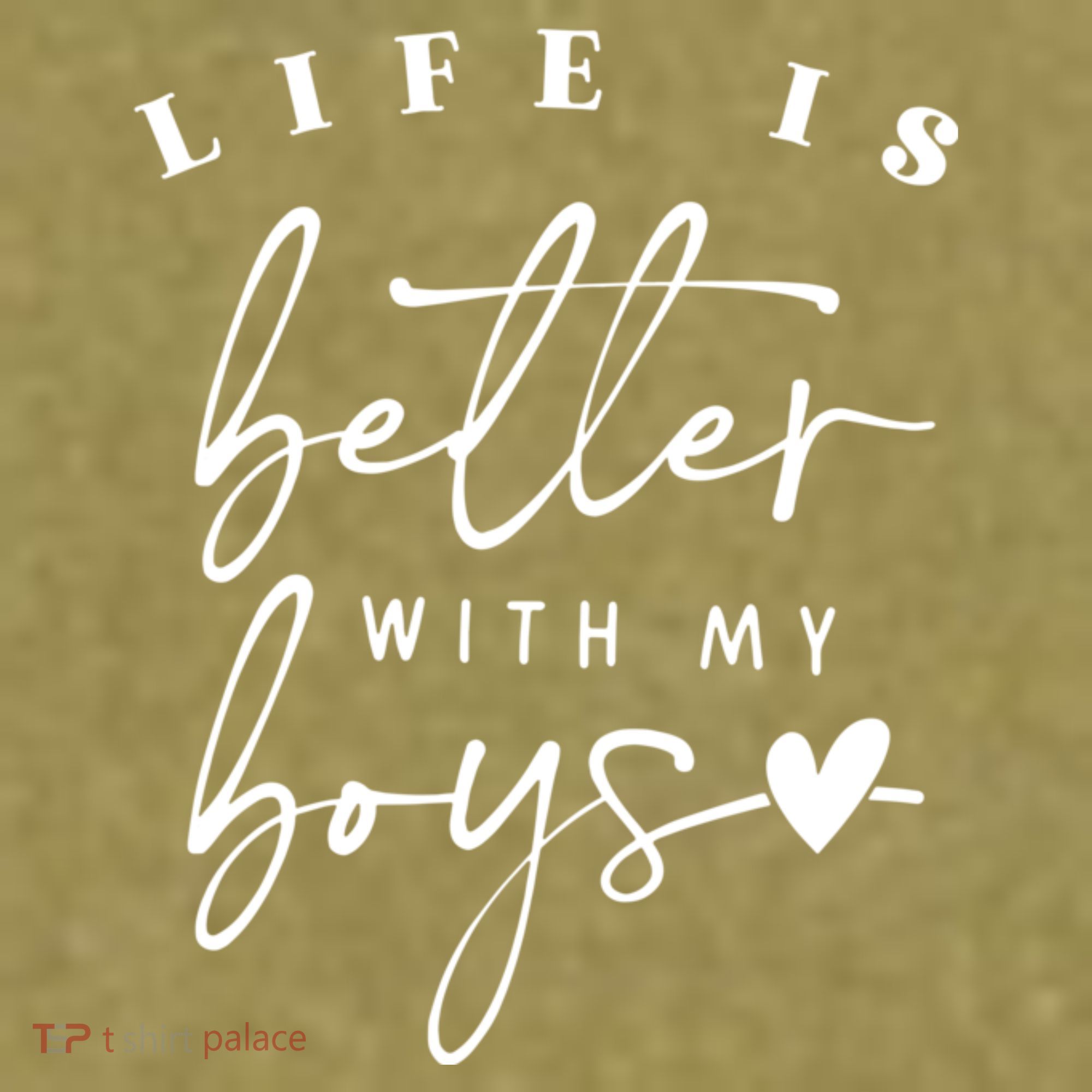 Life Is Better With My Boy Mom Boy Mama Mothers Day Garment-Dyed Women's Muscle Tee