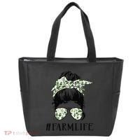 Life Is Better On The Farm Cute Animals Country Farmer Tote Bag thumb 0