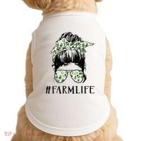 Life Is Better On The Farm Cute Animals Country Farmer Doggie Tank thumb 0