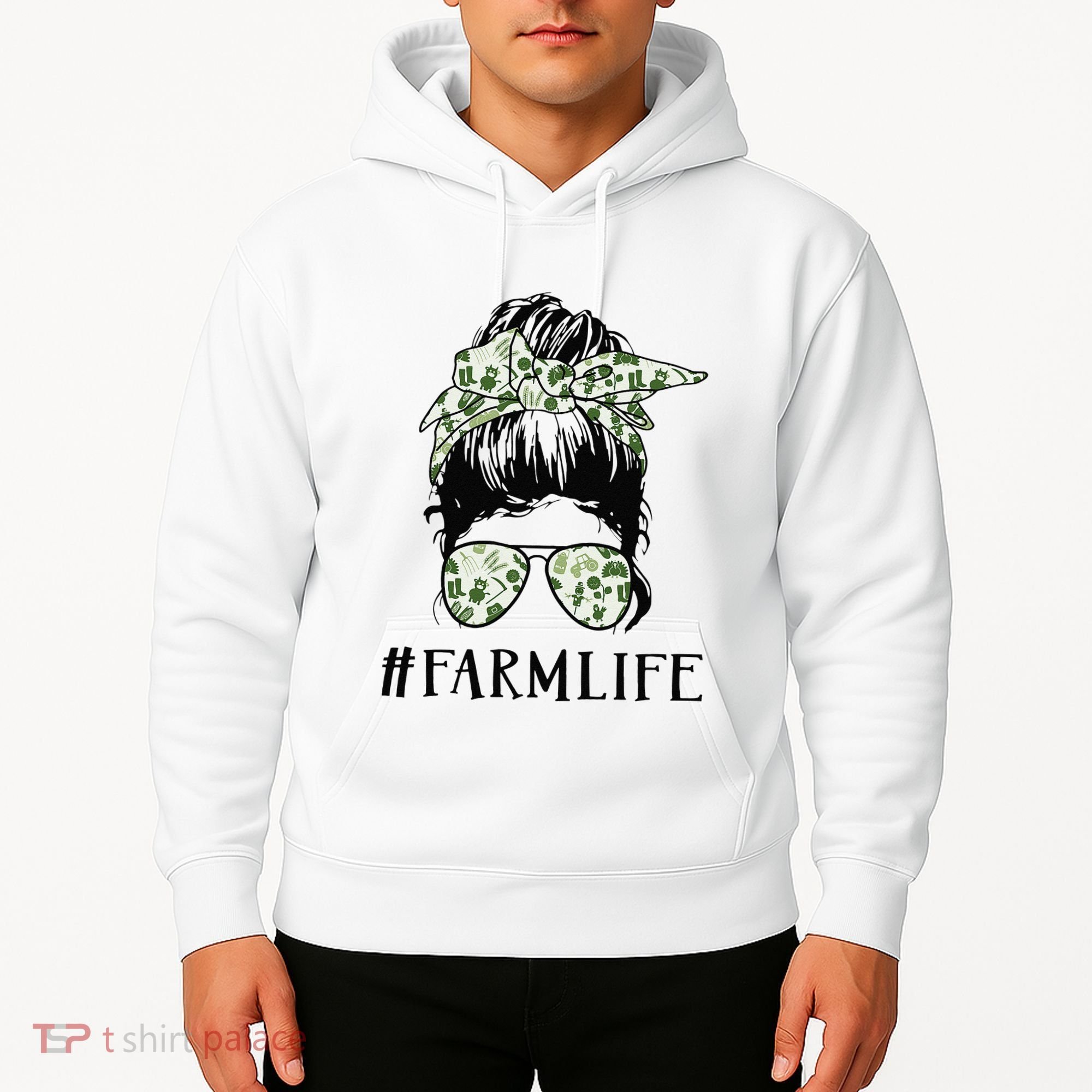 Life Is Better On The Farm Cute Animals Country Farmer Hoodie