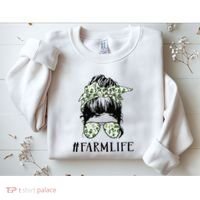 Life Is Better On The Farm Cute Animals Country Farmer Sweatshirt thumb 2