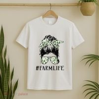 Life Is Better On The Farm Cute Animals Country Farmer T-Shirt thumb 2