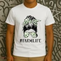 Life Is Better On The Farm Cute Animals Country Farmer T-Shirt thumb 3