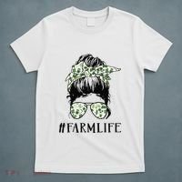 Life Is Better On The Farm Cute Animals Country Farmer T-Shirt thumb 5