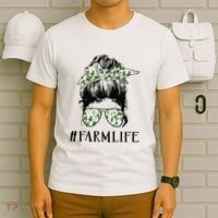 Life Is Better On The Farm Cute Animals Country Farmer T-Shirt thumb 6