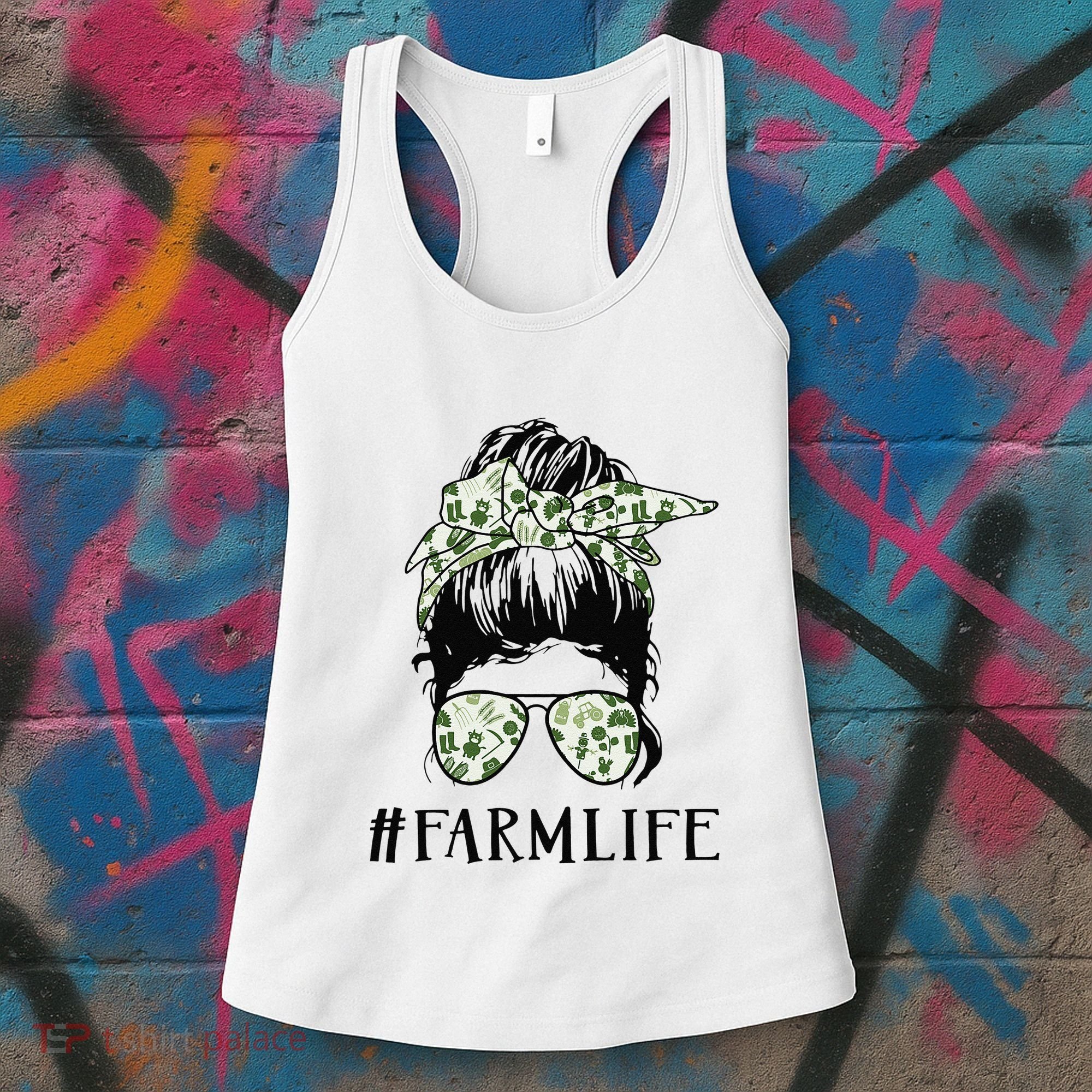 Life Is Better On The Farm Cute Animals Country Farmer Women's Tank Top