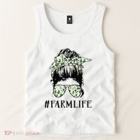 Life Is Better On The Farm Cute Animals Country Farmer Tank Top thumb 2