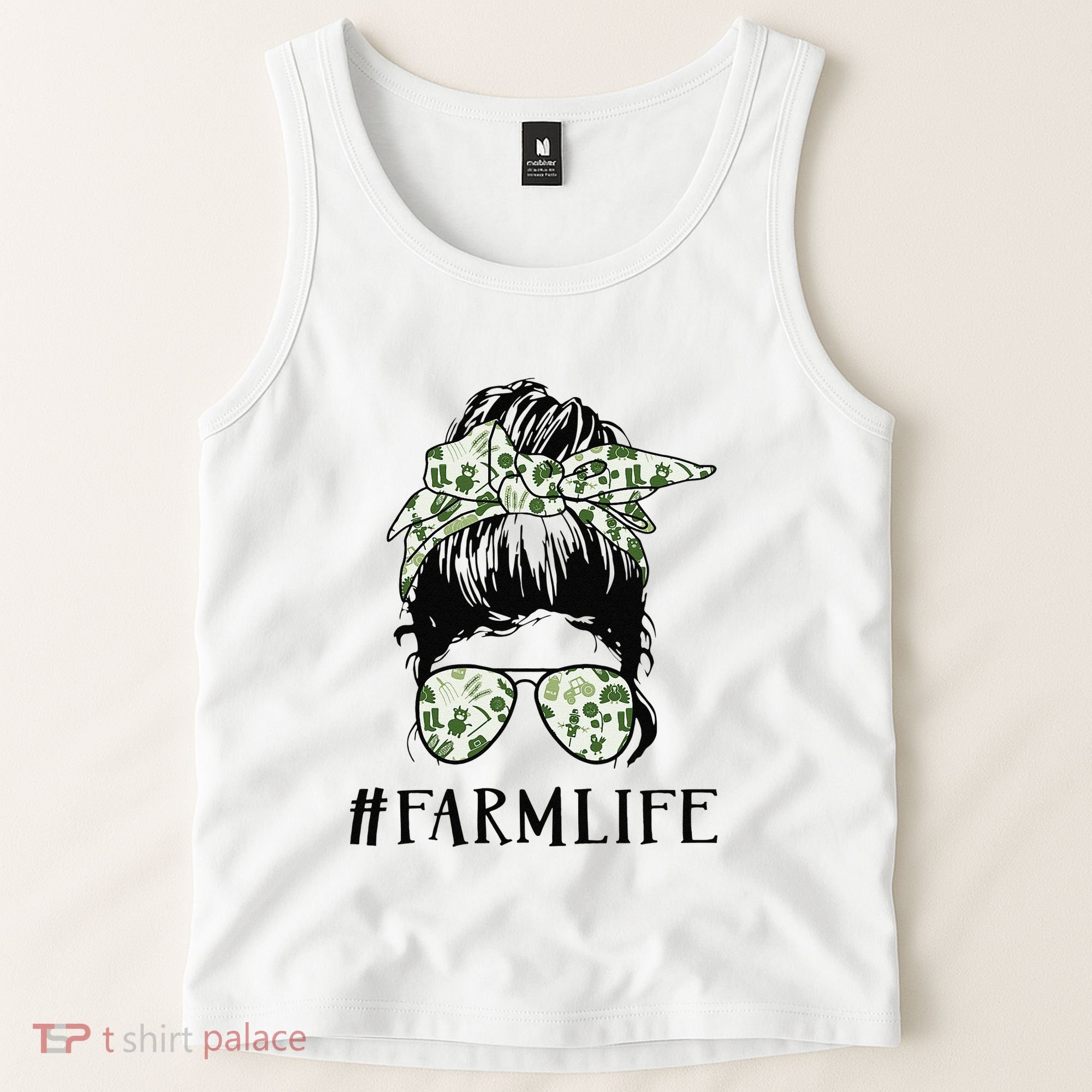 Life Is Better On The Farm Cute Animals Country Farmer Tank Top