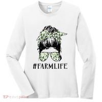 Life Is Better On The Farm Cute Animals Country Farmer Women's Long Sleeve Shirt thumb 0