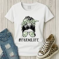 Life Is Better On The Farm Cute Animals Country Farmer Women's T-Shirt thumb 3