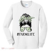 Life Is Better On The Farm Cute Animals Country Farmer Kids Long Sleeve Shirt thumb 0