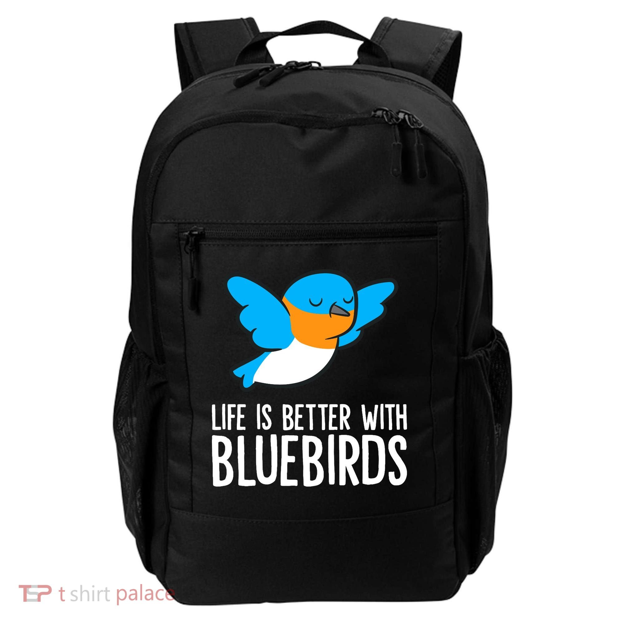 Life Is Better With Bluebirds Premium Backpack