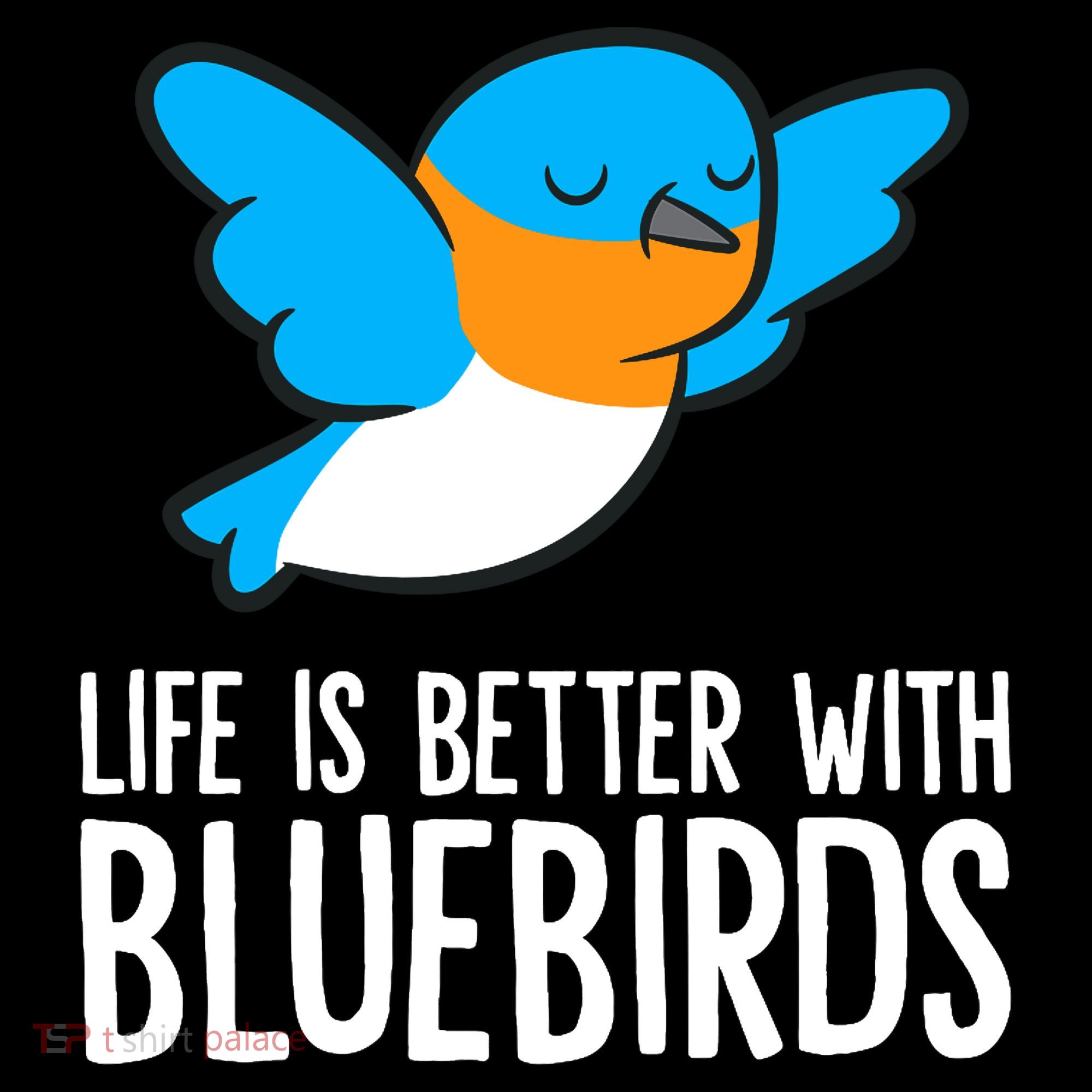 Life Is Better With Bluebirds Premium Backpack