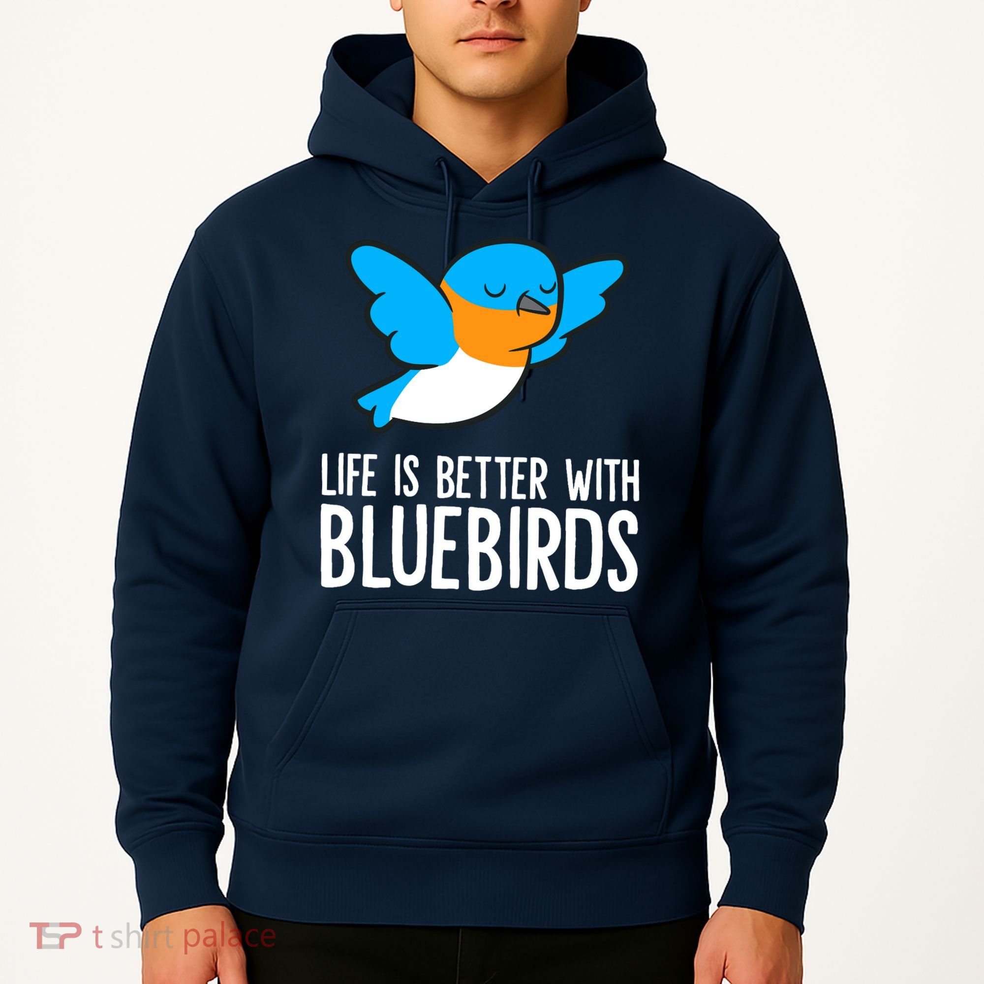 Life Is Better With Bluebirds Premium Hoodie
