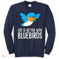 Life Is Better With Bluebirds Premium Sweatshirt thumb 0