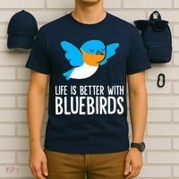 Life Is Better With Bluebirds Premium T-Shirt thumb 6