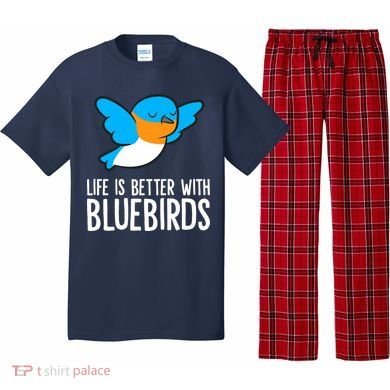 Life Is Better With Bluebirds Premium Pajama Set
