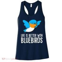 Life Is Better With Bluebirds Premium Women's Tank Top thumb 0
