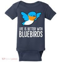 Life Is Better With Bluebirds Premium Baby Bodysuit thumb 0
