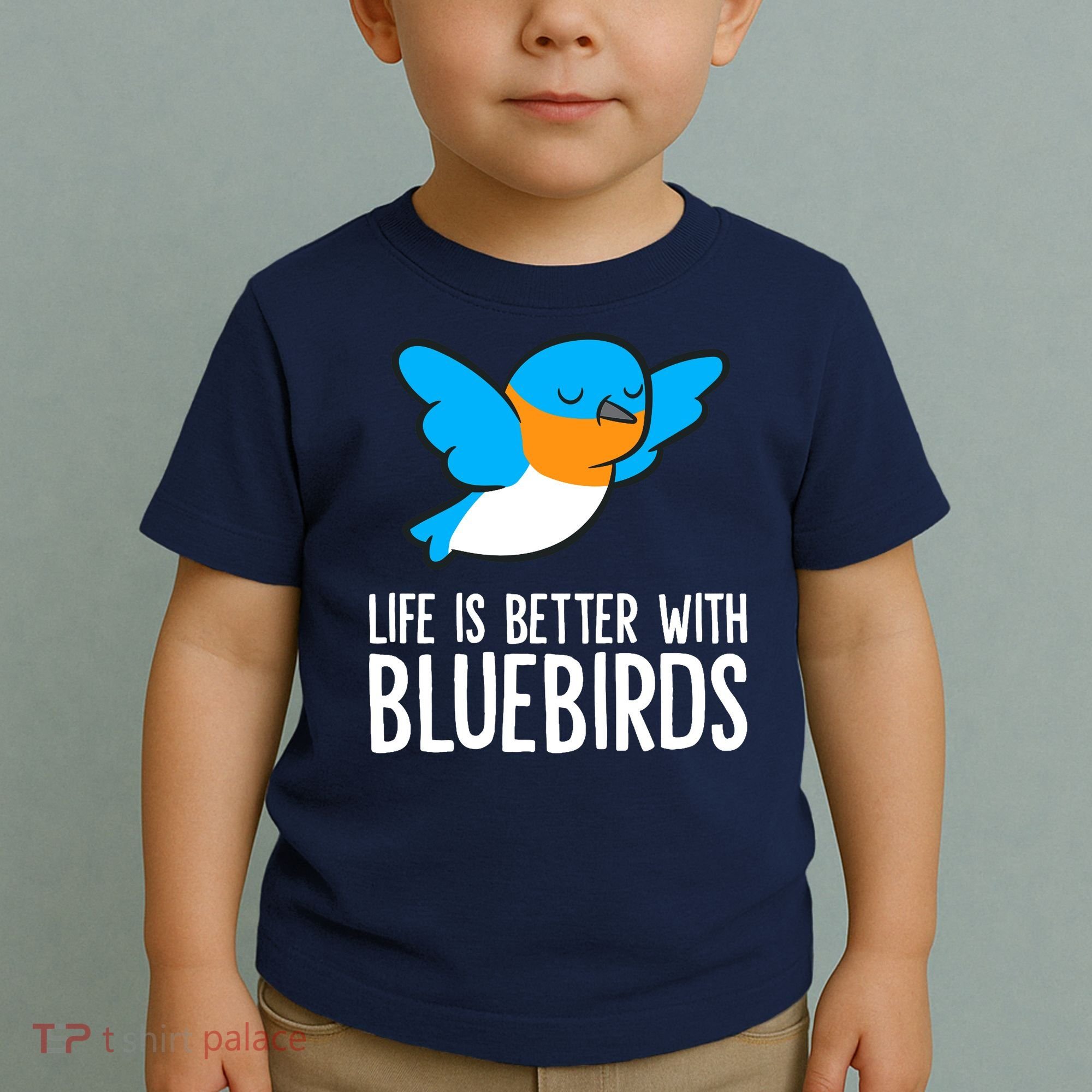 Life Is Better With Bluebirds Premium Toddler T-Shirt
