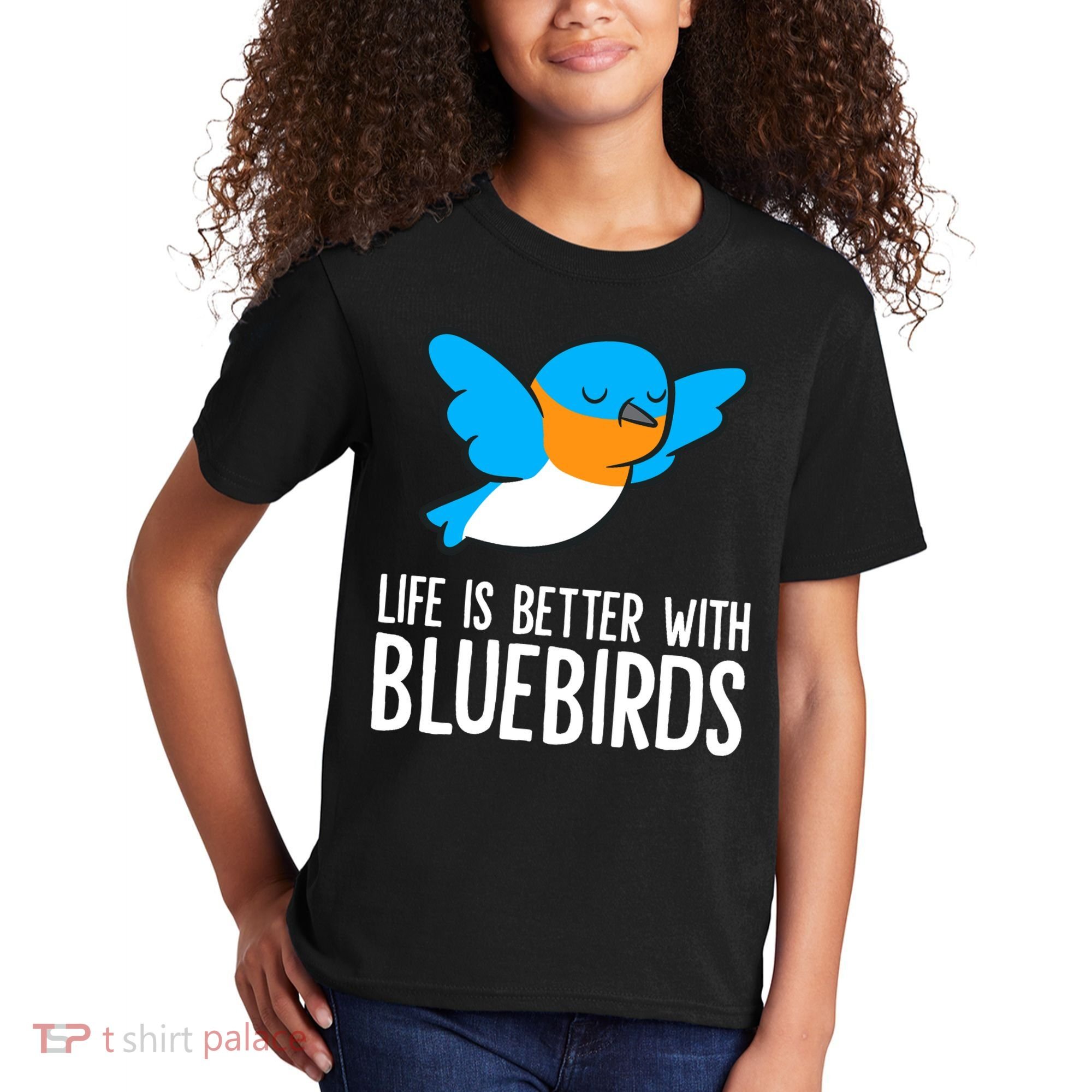 Life Is Better With Bluebirds Premium Kids T-Shirt