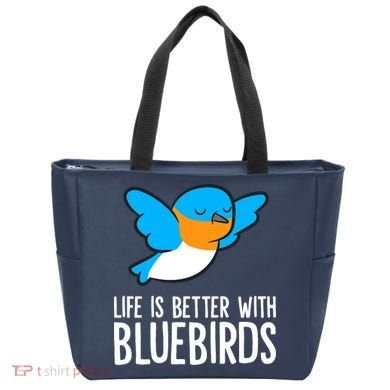 Life Is Better With Bluebirds Premium Tote Bag