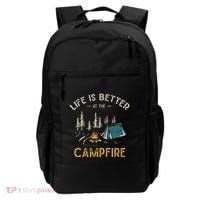 Life Is Better At The Campfire Funny Camper Camp Camping Backpack thumb 0
