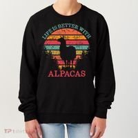 Life Is Better With Alpacas Gift For Alpaca Moms Women's Sweatshirt thumb 0
