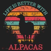 Life Is Better With Alpacas Gift For Alpaca Moms Women's Sweatshirt thumb 2