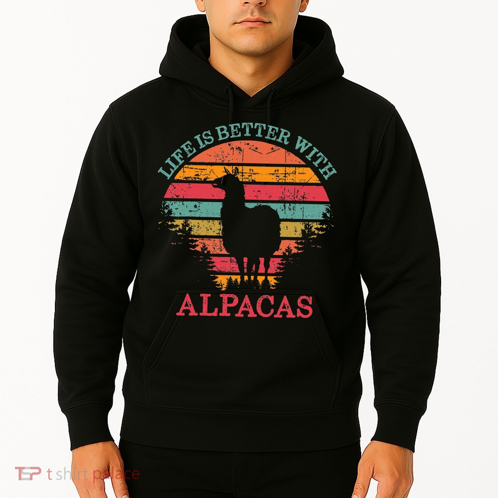 Life Is Better With Alpacas Gift For Alpaca Moms Hoodie