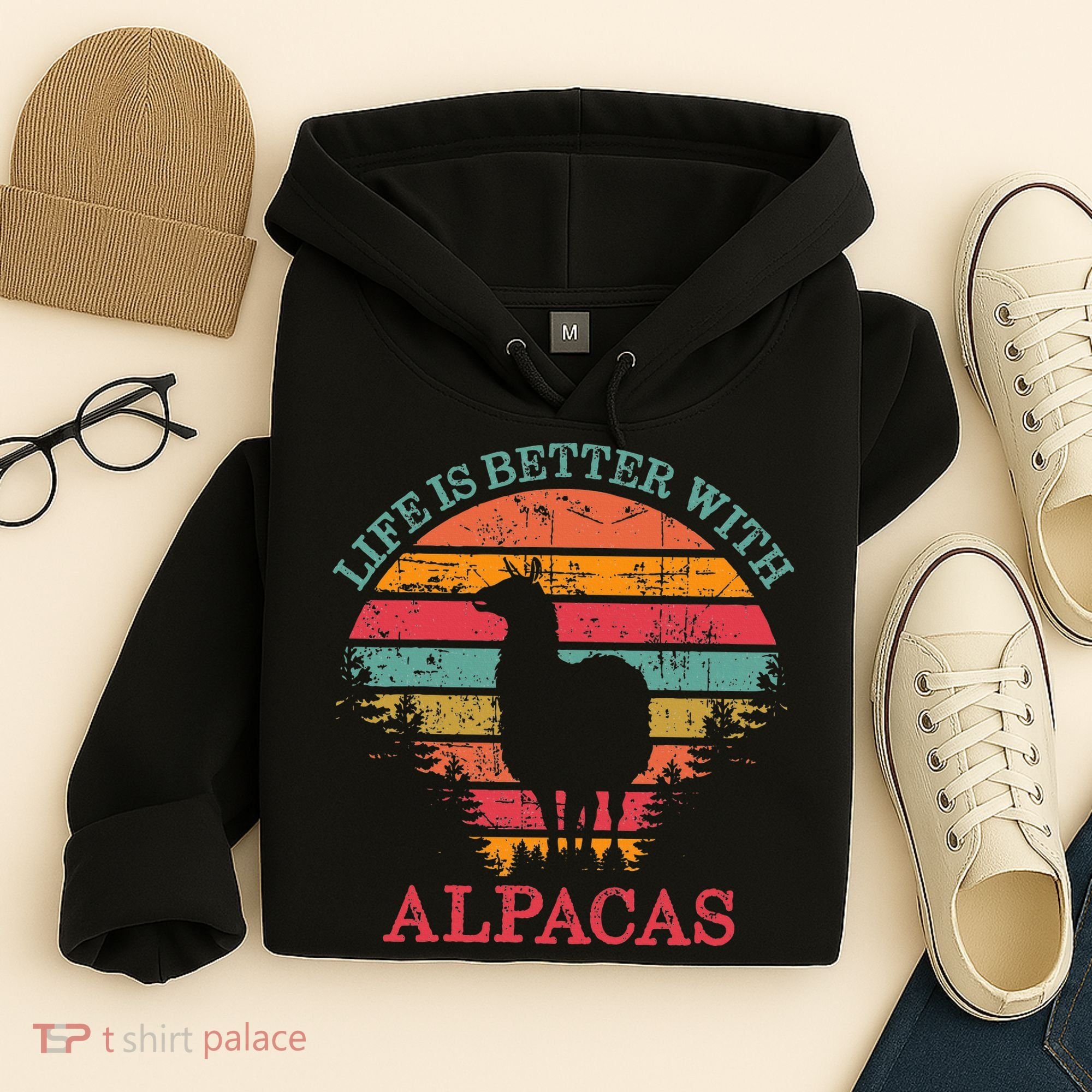 Life Is Better With Alpacas Gift For Alpaca Moms Hoodie