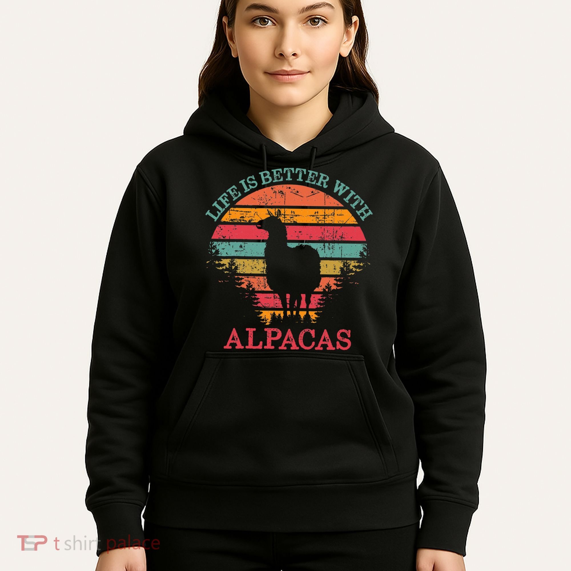 Life Is Better With Alpacas Gift For Alpaca Moms Hoodie