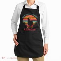 Life Is Better With Alpacas Gift For Alpaca Moms Apron thumb 2