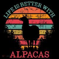 Life Is Better With Alpacas Gift For Alpaca Moms Bucket Hat thumb 4