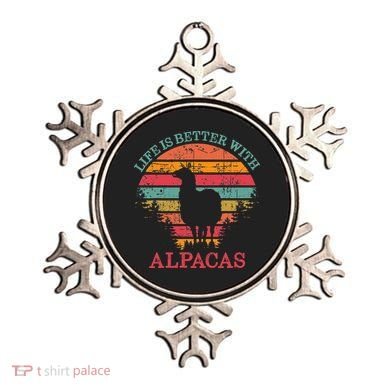 Life Is Better With Alpacas Gift For Alpaca Moms Ornament