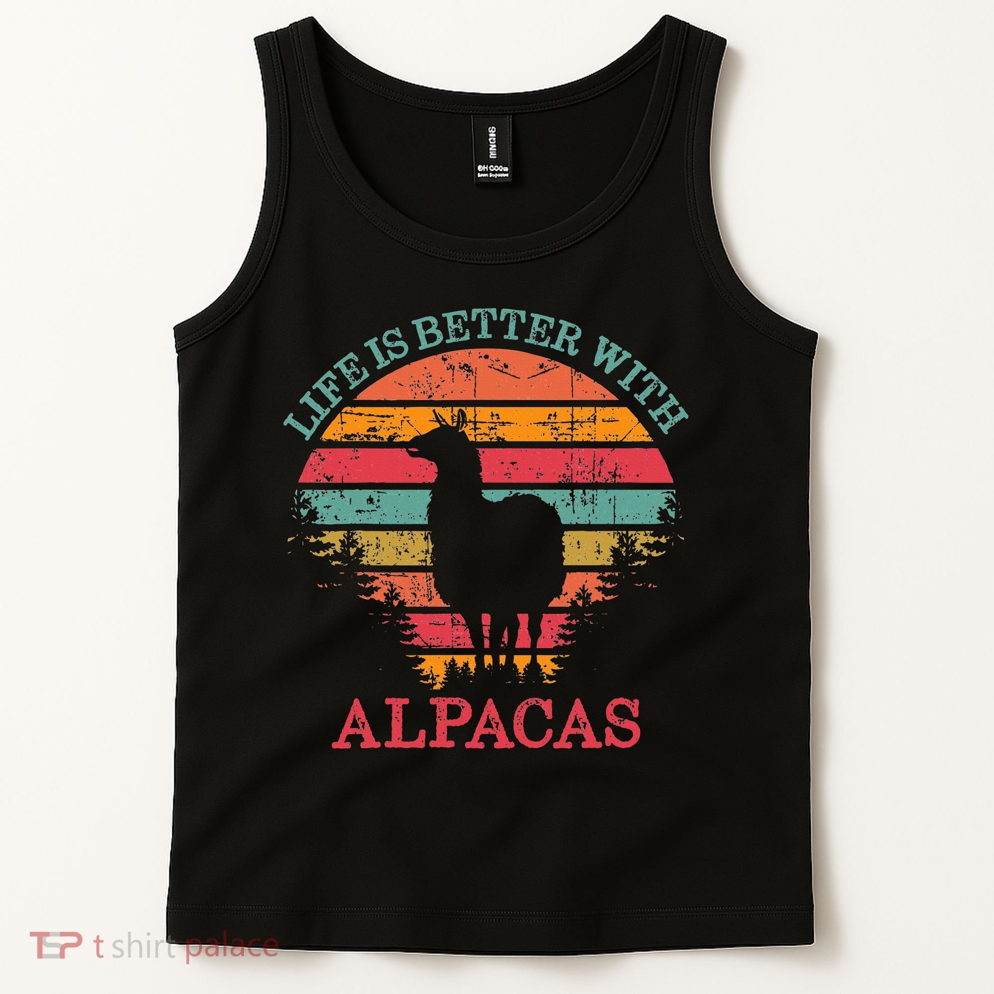 Life Is Better With Alpacas Gift For Alpaca Moms Tank Top